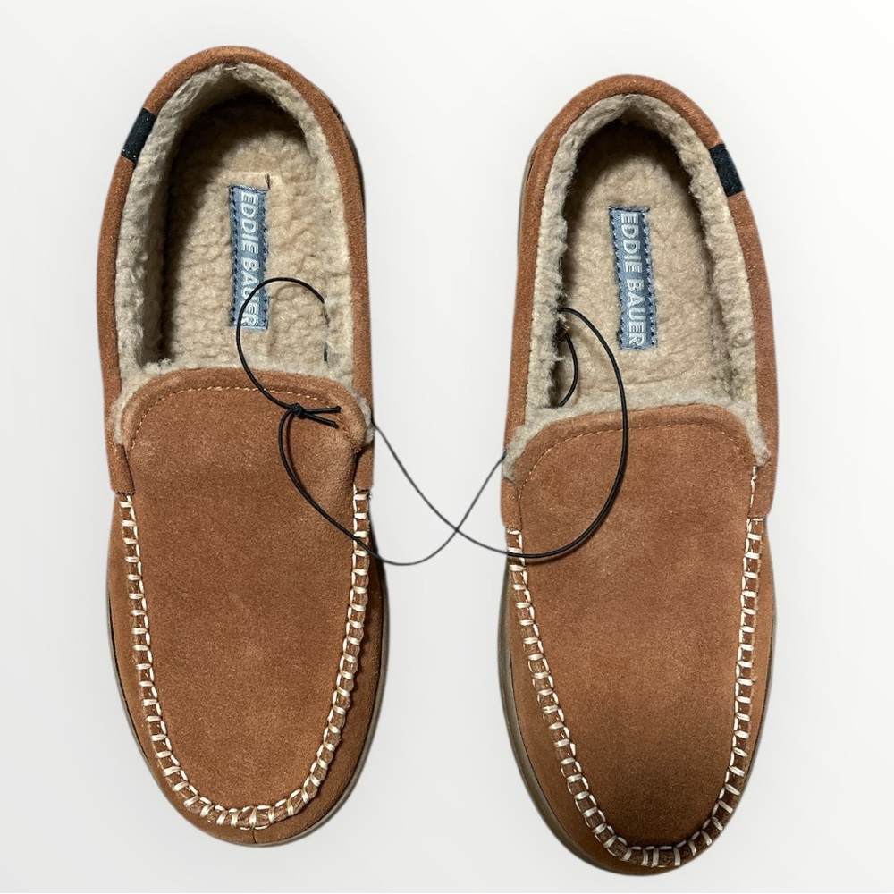 Eddie Bauer Men's Brown Suede Loafers